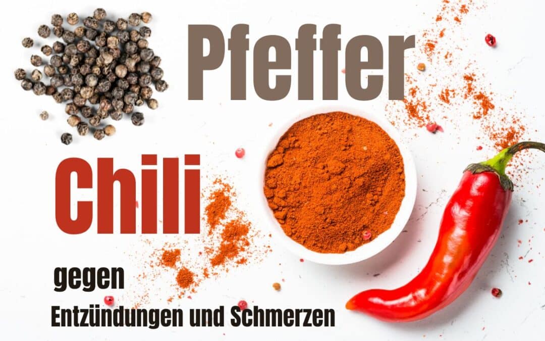 Pfeffer und Chili: Deine natürlichen Verbündeten gegen Entzündungen und Schmerzen