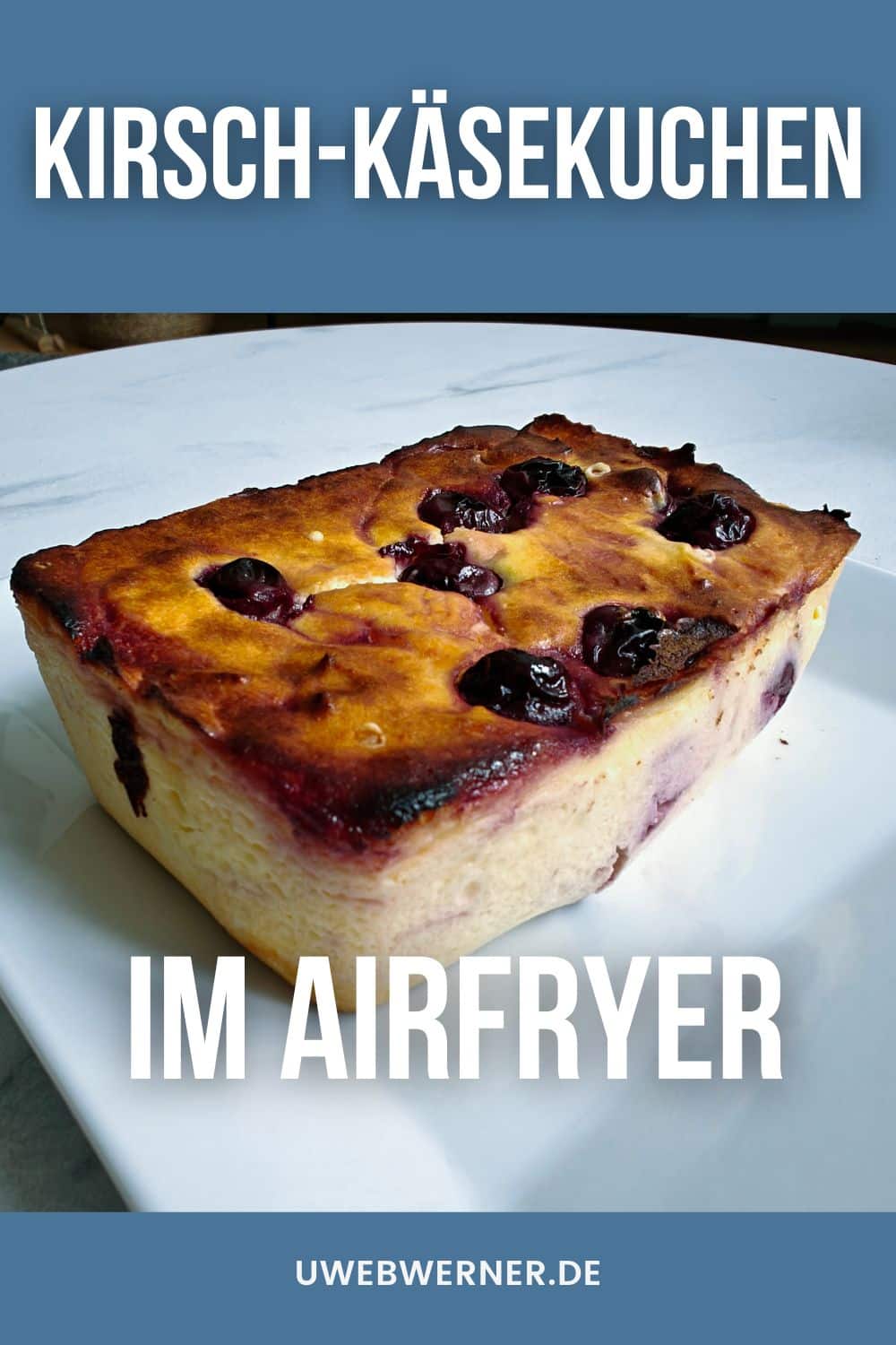 Kirsch-Käsekuchen aus dem Airfryer