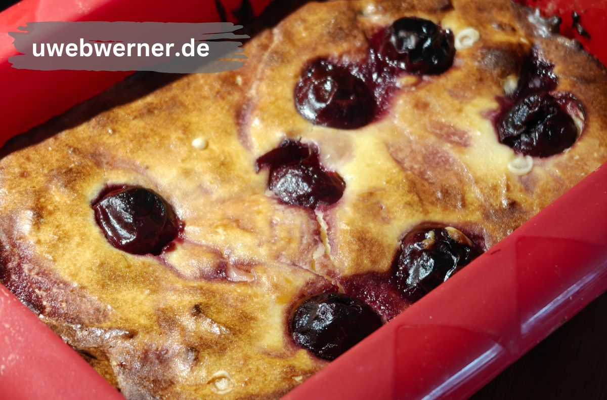 Kirsch-Käsekuchen aus dem Airfryer